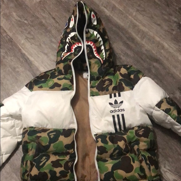 Bape x Adidas Firebird Puffer Jacket - Picture 5 of 5